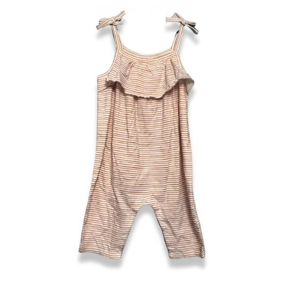 Harper Canyon One-Piece Jumper Striped Adjustable Tie Multicolor 6-9 Months NWOT - Picture 1 of 8
